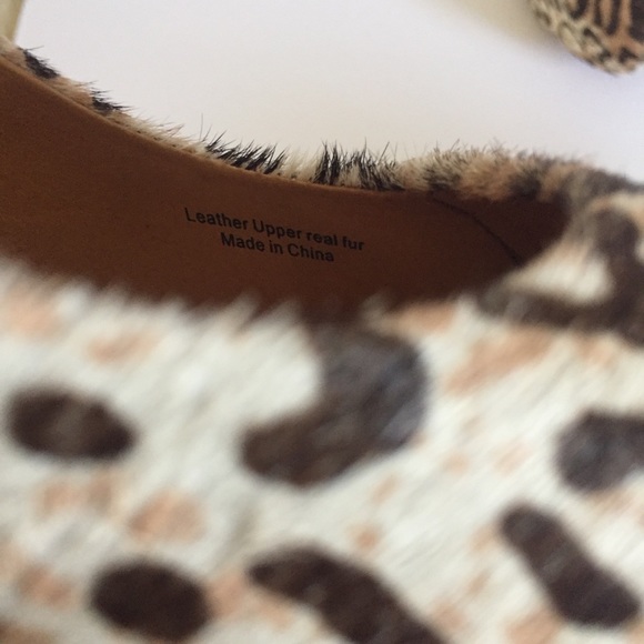 L.A.M.B Dorothee Platform Wedge Heels White leopard animal print sz 8 1/2 - Picture 7 of 16